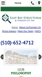 Mobile Screenshot of eastbaystructural.com